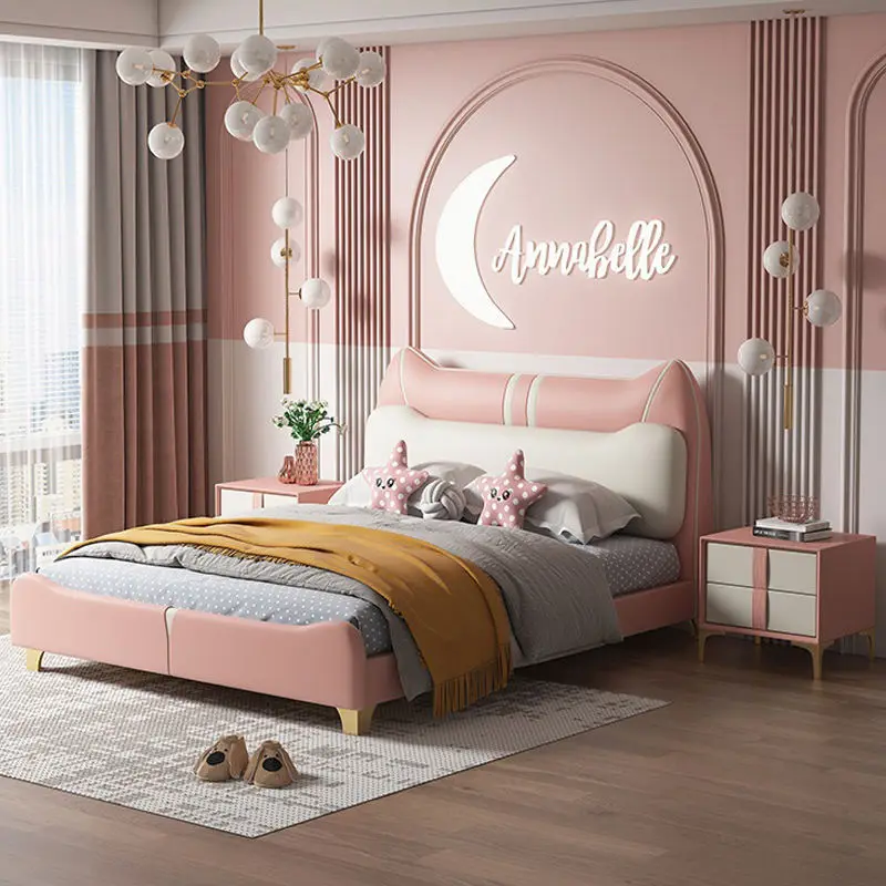 Modern Custom Home Kids Bedroom Furniture Children Bed Cartoon Design KIDS' Beds — view 1