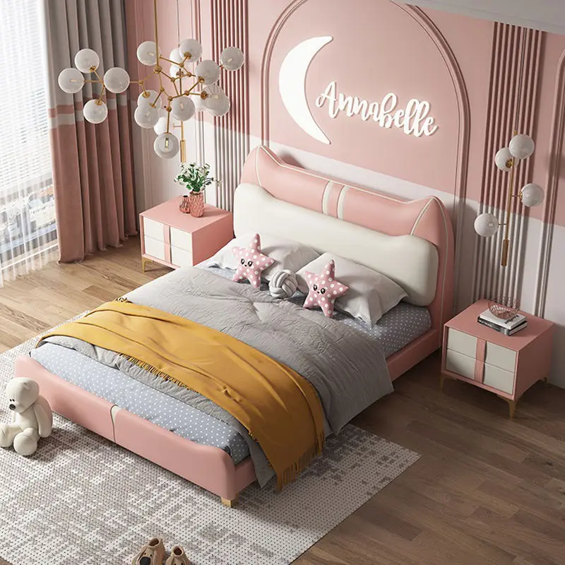 Modern Custom Home Kids Bedroom Furniture Children Bed Cartoon Design KIDS' Beds — image 3