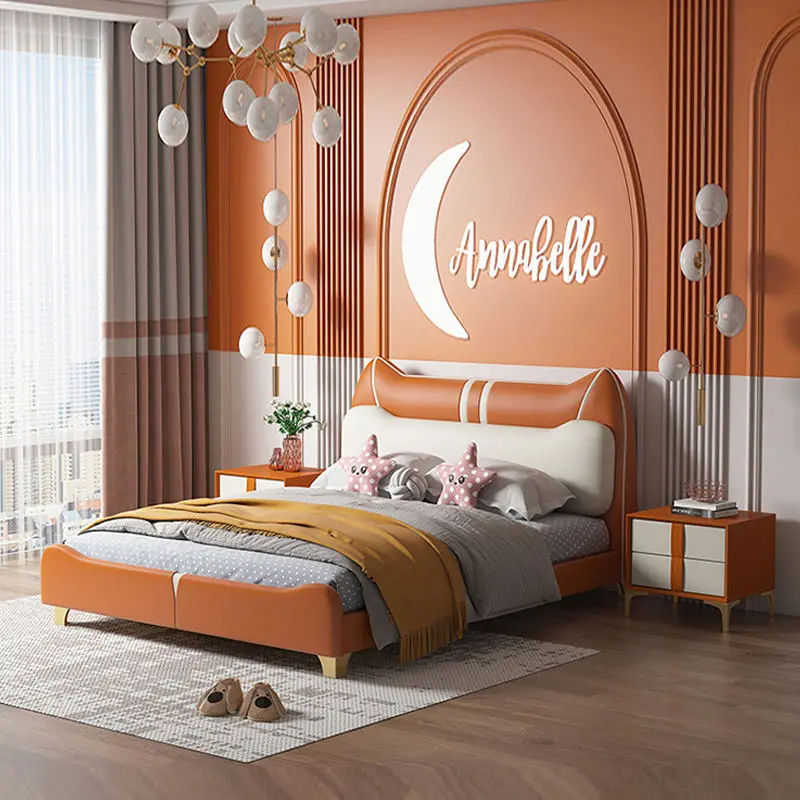 Modern Custom Home Kids Bedroom Furniture Children Bed Cartoon Design KIDS' Beds — image 4