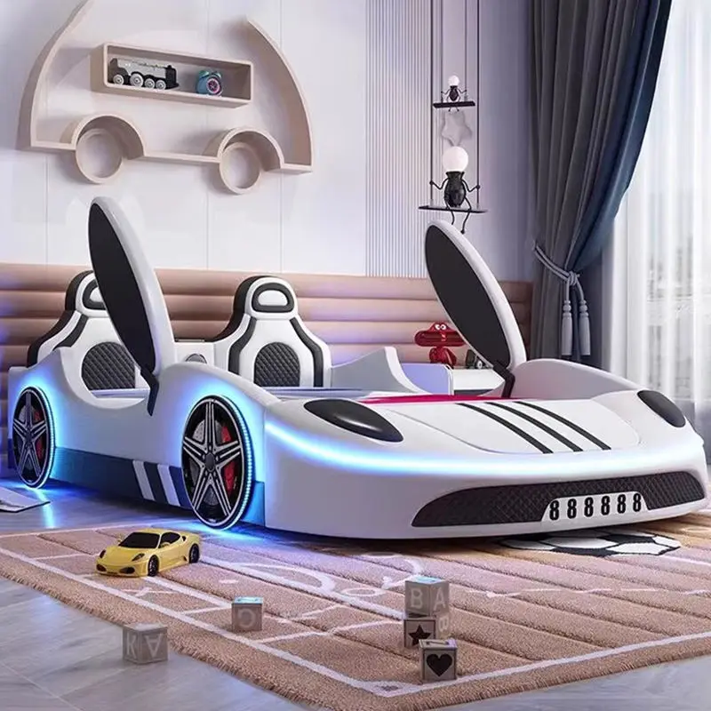 Factory Wholesale Kids Bedroom Furniture Children Bedroom Set Kids Car Bed — view 1