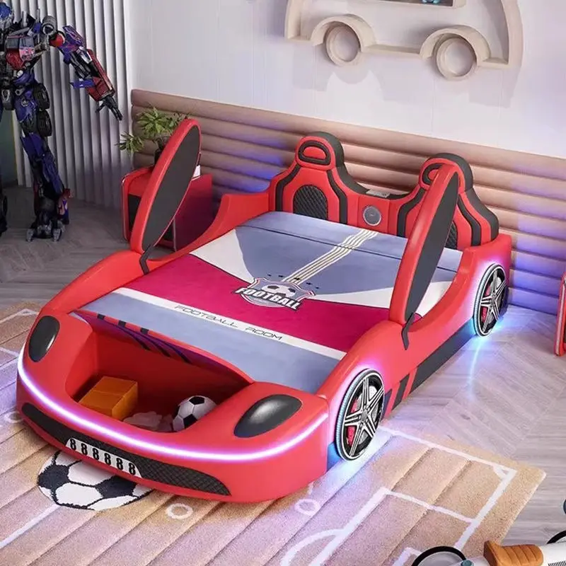 Factory Wholesale Kids Bedroom Furniture Children Bedroom Set Kids Car Bed — image 3