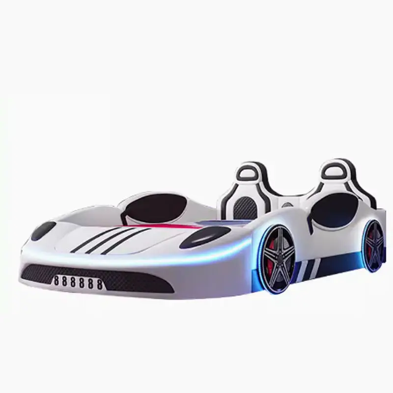Factory Wholesale Kids Bedroom Furniture Children Bedroom Set Kids Car Bed — image 7