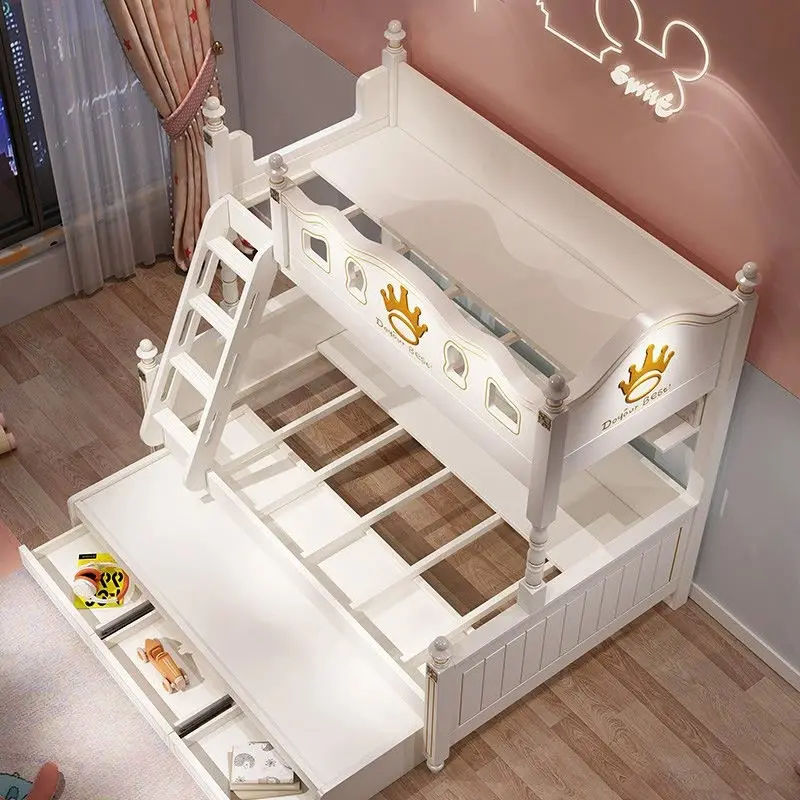 Modern Wooden Children's Bunk Bed, Popular Children Beds Girls Bunk — image 5