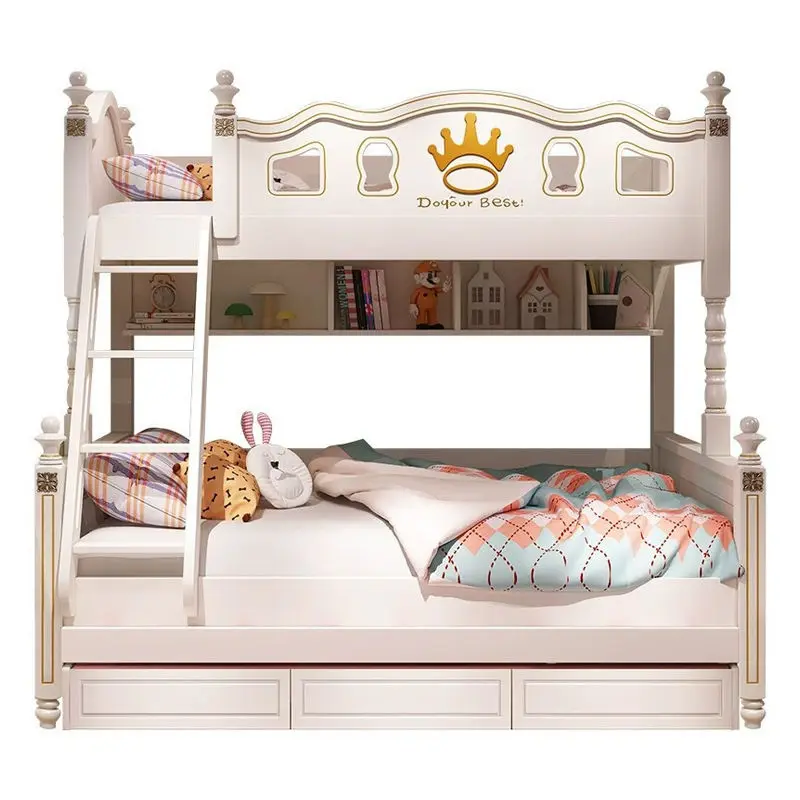 Modern Wooden Children's Bunk Bed, Popular Children Beds Girls Bunk — image 6