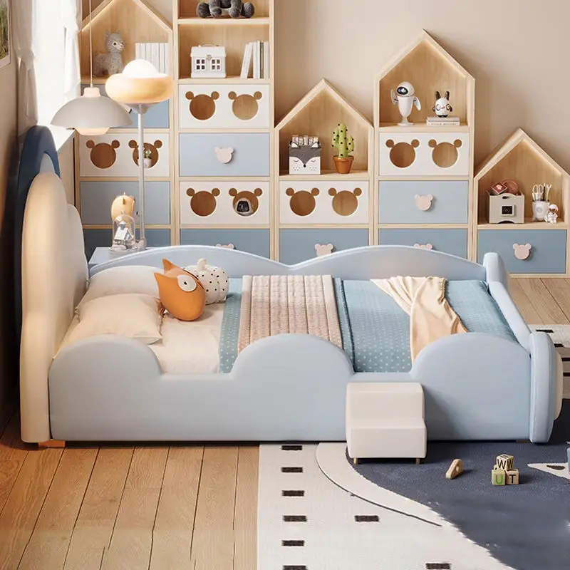 House Bedroom Furniture Wholesale Customization Luxury Kids Bed Wood Kids Bed — image 5