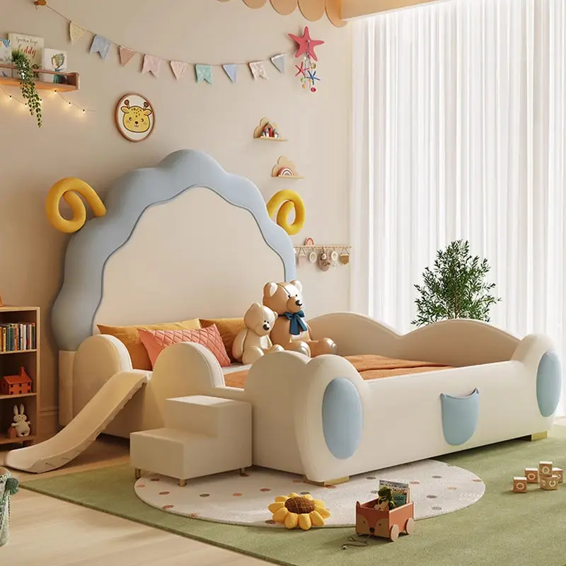 Modern Wholesale Custom Child Bed Single Double Children Girl Kids Beds Set — view 1