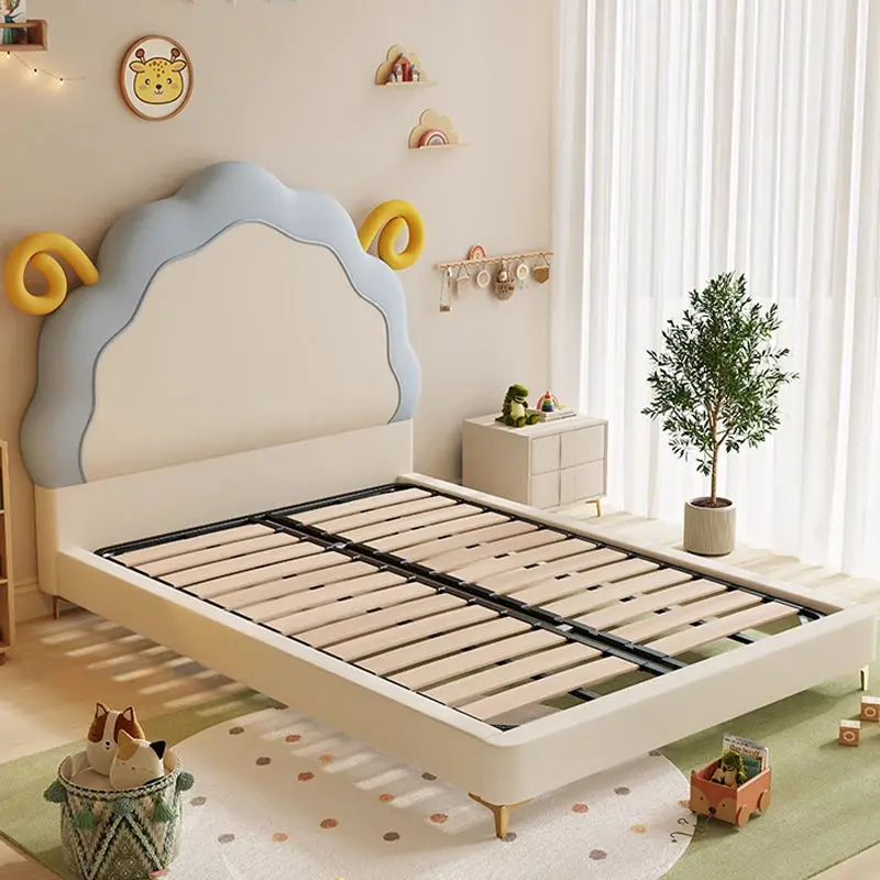 Modern Wholesale Custom Child Bed Single Double Children Girl Kids Beds Set — image 6