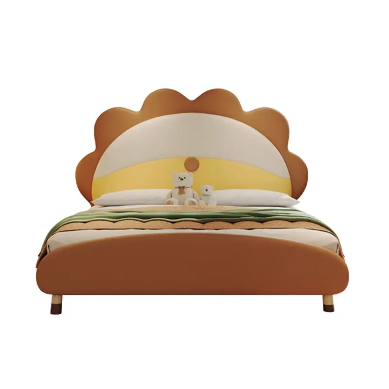 Factory Wholesale Child Beds Luxury Kids Bedroom Furniture Children Beds Double Kids Bed — image 5
