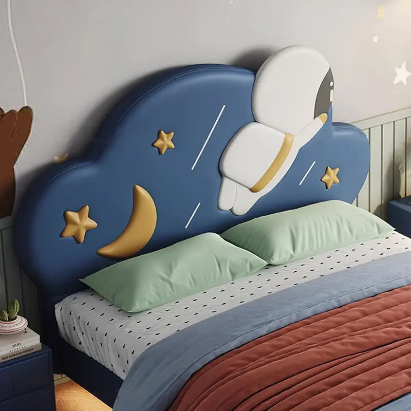 Children Starry Sky New Design Bedroom Furniture Set Boy Lovely Double Kids Bed — image 4