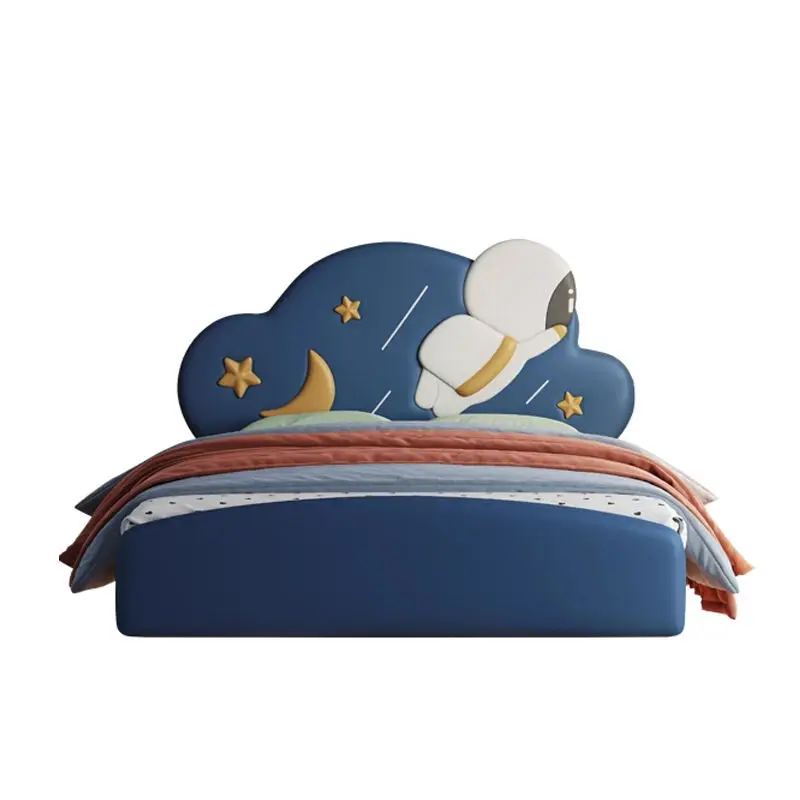 Children Starry Sky New Design Bedroom Furniture Set Boy Lovely Double Kids Bed — image 5