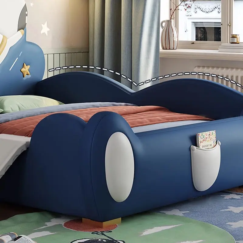 Children Starry Sky New Design Bedroom Furniture Set Boy Lovely Double Kids Bed — image 6