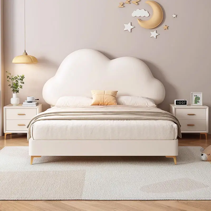 Luxury Contemporary Wooden Kids Bed Set for Bedroom Hotel Apartment Use — image 2