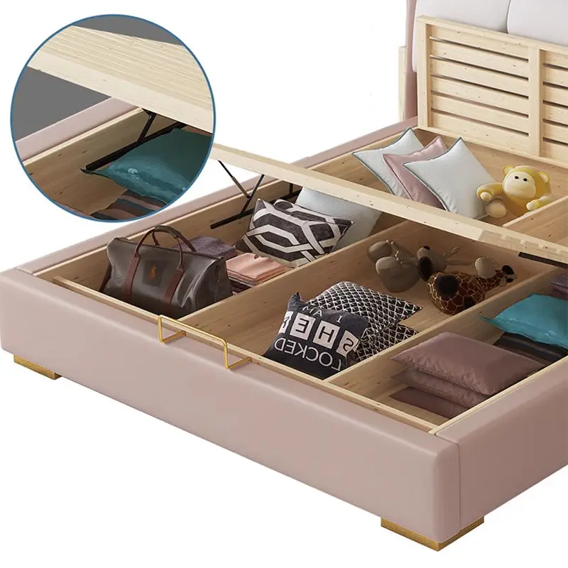 Factory Wholesale Solid Wooden Cartoon Children Beds Cute Girls Bed High Quality Luxury Kids' Beds — image 3