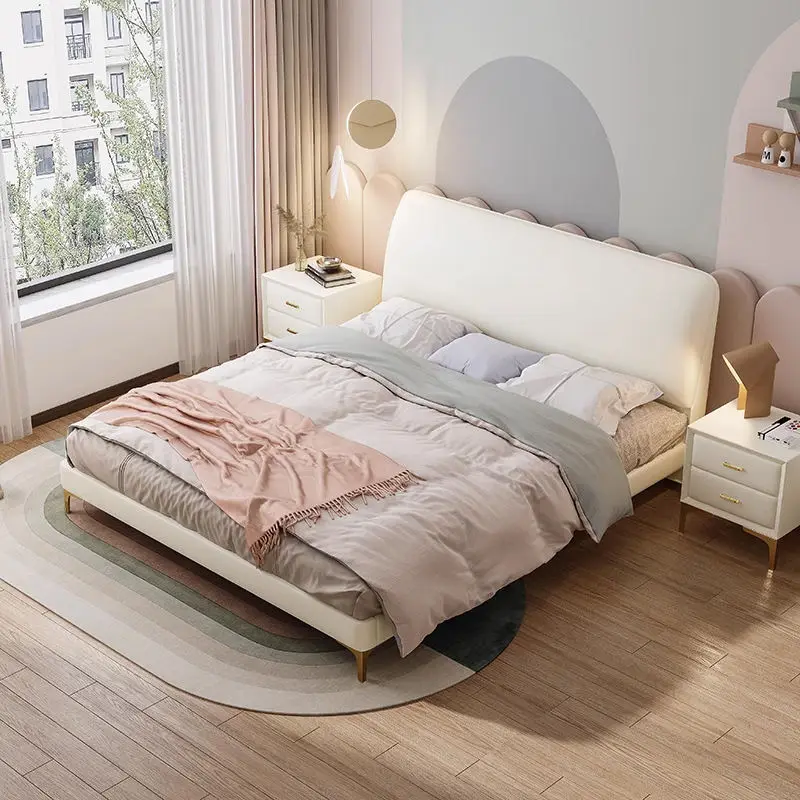 Factory Wholesale Custom Queen King Size Child Bed Single Double Children Girl Kids Beds Set — view 1