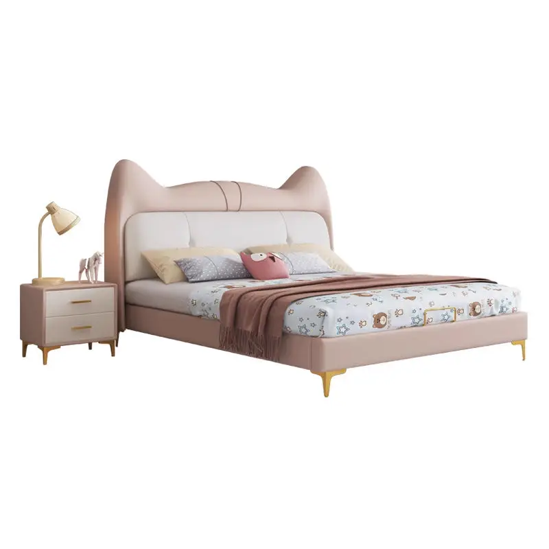 Factory Wholesale Solid Wooden Cartoon Children Beds Cute Girls Bed High Quality Luxury Kids' Beds — image 6
