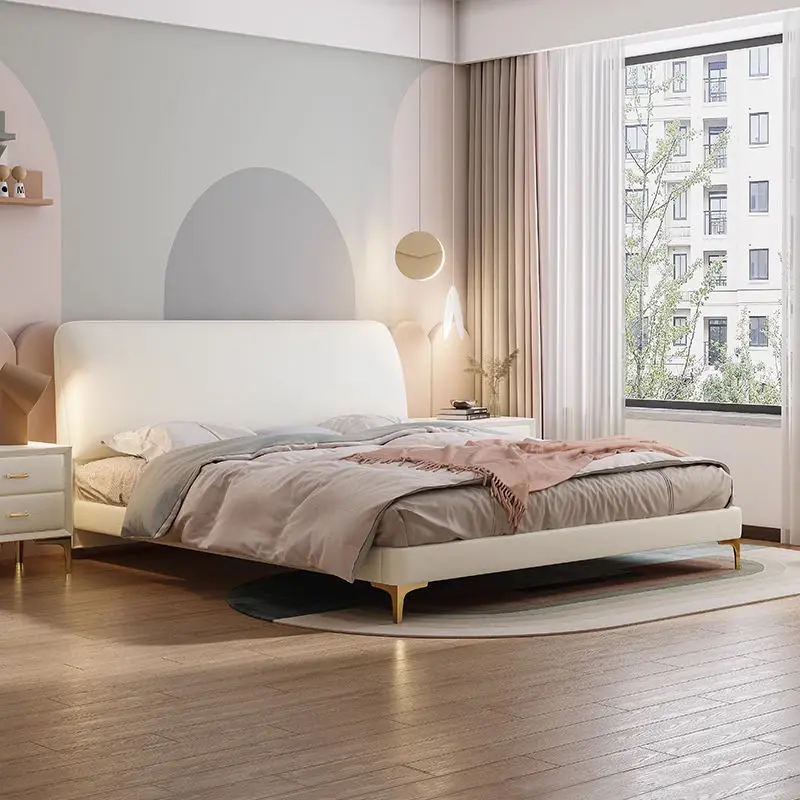 Factory Wholesale Custom Queen King Size Child Bed Single Double Children Girl Kids Beds Set — image 4