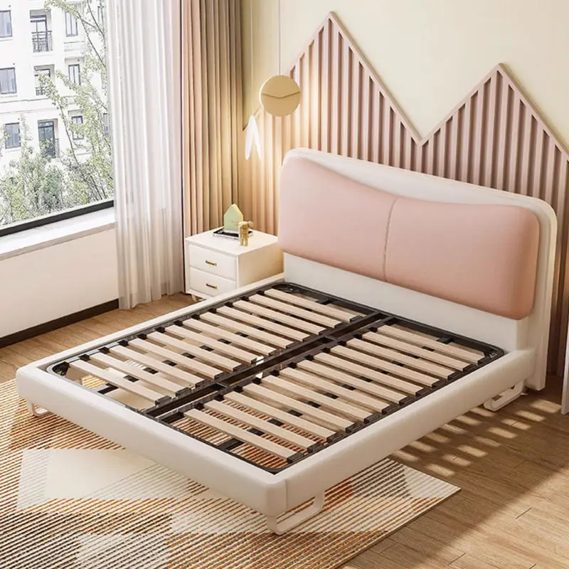 Modern Children's Double Kids Bed Solid Wood Frame Customized Color & Size Hotel Bedroom Furniture Set for Girls and Boys — image 5