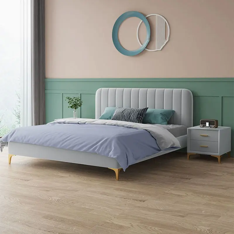 Modern Bedroom Furniture Hot Sale Children's Bed Design Leather Kids Bed — view 1