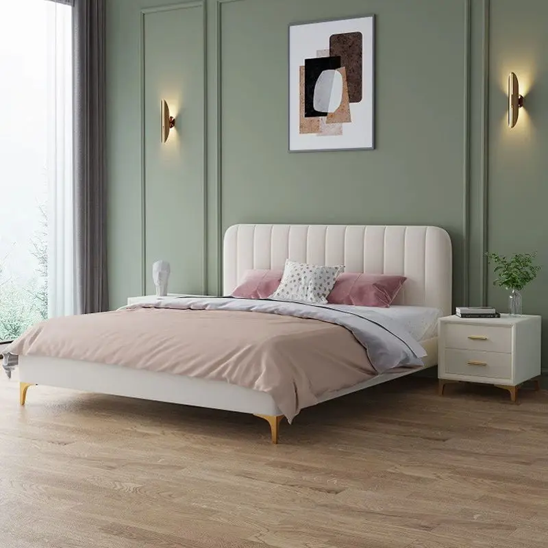 Modern Bedroom Furniture Hot Sale Children's Bed Design Leather Kids Bed — image 3