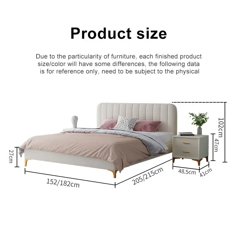 Modern Bedroom Furniture Hot Sale Children's Bed Design Leather Kids Bed — image 7