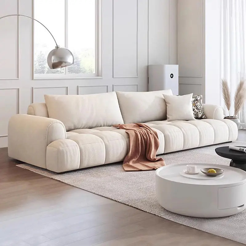 Luxury Modern Design Home Furniture Fabric Lounge Couch Corner Velvet Sectional Sofas Set Furniture Living Room — image 3
