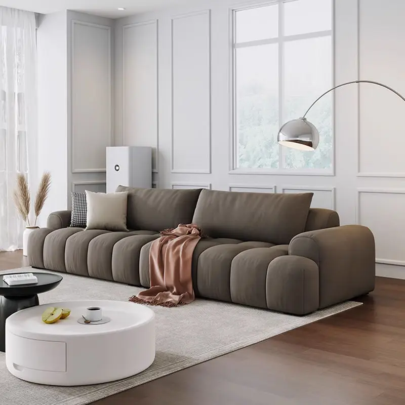 Luxury Modern Design Home Furniture Fabric Lounge Couch Corner Velvet Sectional Sofas Set Furniture Living Room — image 4
