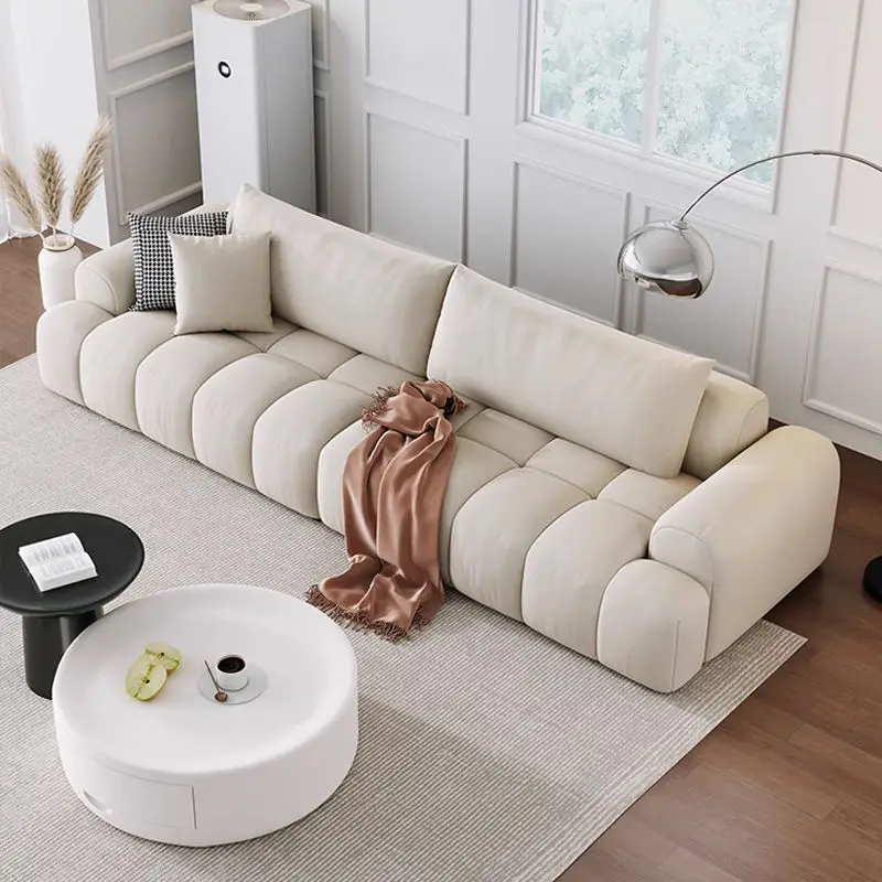 Luxury Modern Design Home Furniture Fabric Lounge Couch Corner Velvet Sectional Sofas Set Furniture Living Room — image 5