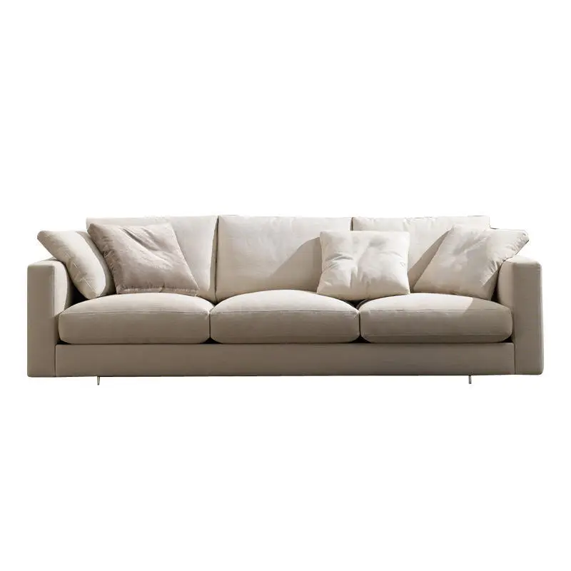 Modern Couch Simple Sofa Minimalist Special Down White Sofa Designs Sofa Set Furniture Living Room — image 7