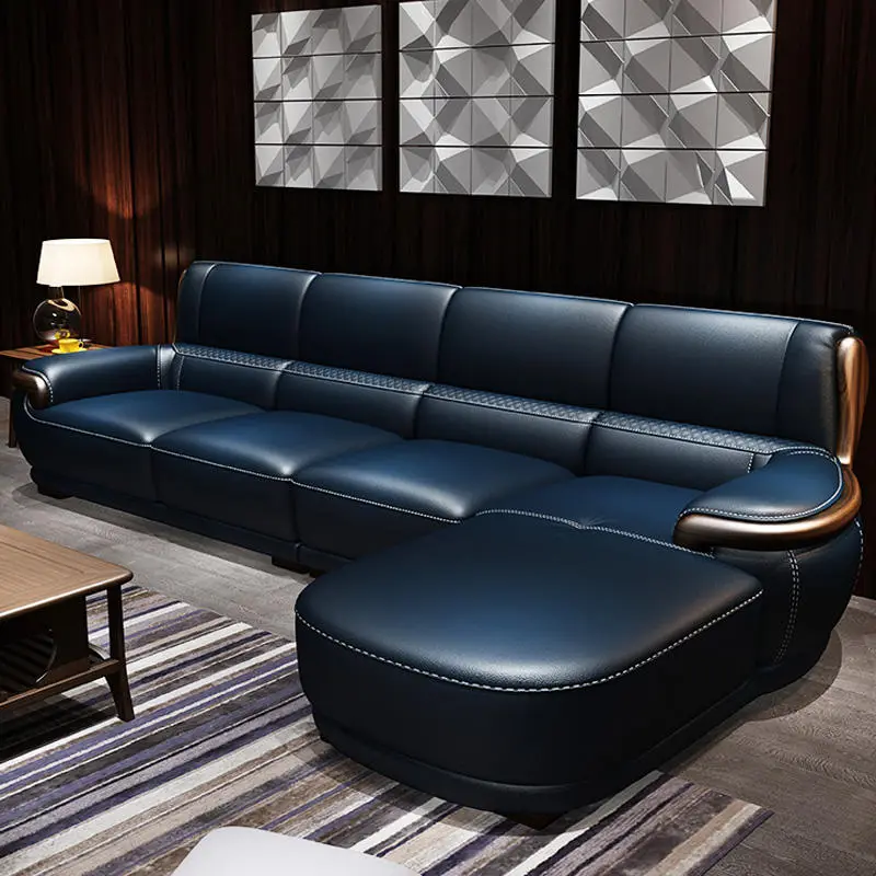 Durable Leather Sofa, the Latest Sofa Design Living Room Furniture — view 1