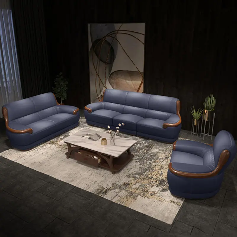 Durable Leather Sofa, the Latest Sofa Design Living Room Furniture — image 4