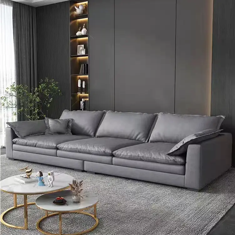 Factory Wholesale Customized Modern Sectional Couch Sofa Living Room Sofa Fabric Furniture Sofa Set — view 1