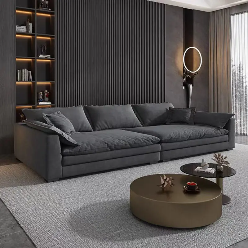 Factory Wholesale Customized Modern Sectional Couch Sofa Living Room Sofa Fabric Furniture Sofa Set — image 2