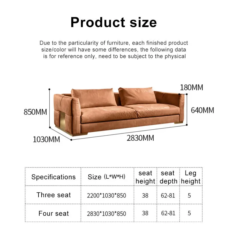 Italian Style Light Luxury Style Living Room Sofas Modern Luxury Sofa Set Furniture Living Room — image 7
