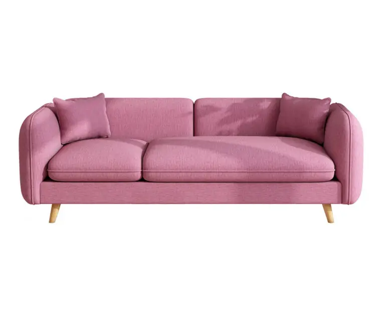 Factory Wholesale Lounges Fabric Sectional Sofa Cheap Living Room Furniture Set Sofa Cama Green Modern l Shape Sofa — image 6