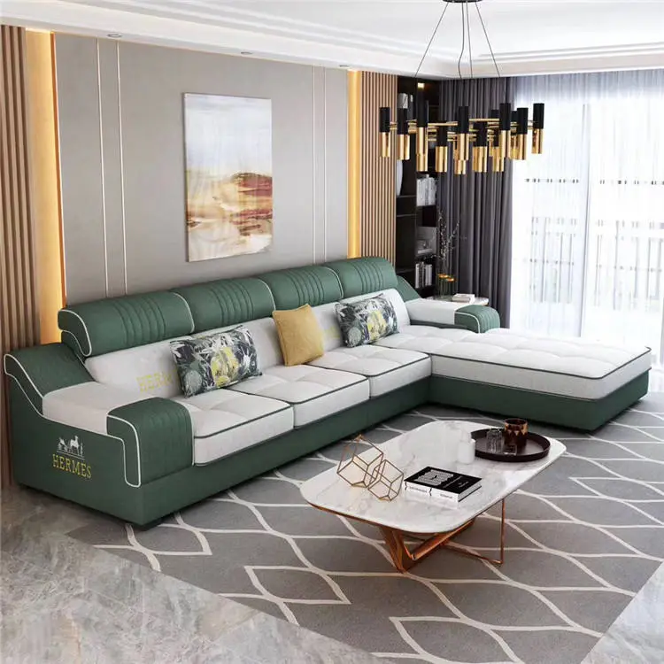 Large Stock Top Quality Customized Modern Sofa Set Furniture Living Room — image 5