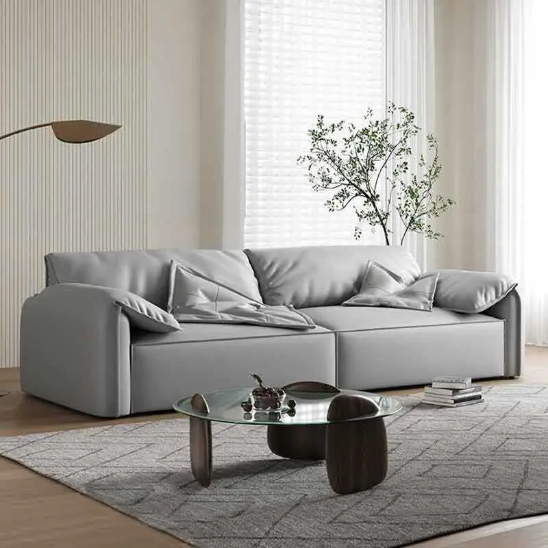Modern Family Room Velvet Fabric Chair Sectional Chesterfield Sofa Couch Living Room Sofa Set Furniture — image 2