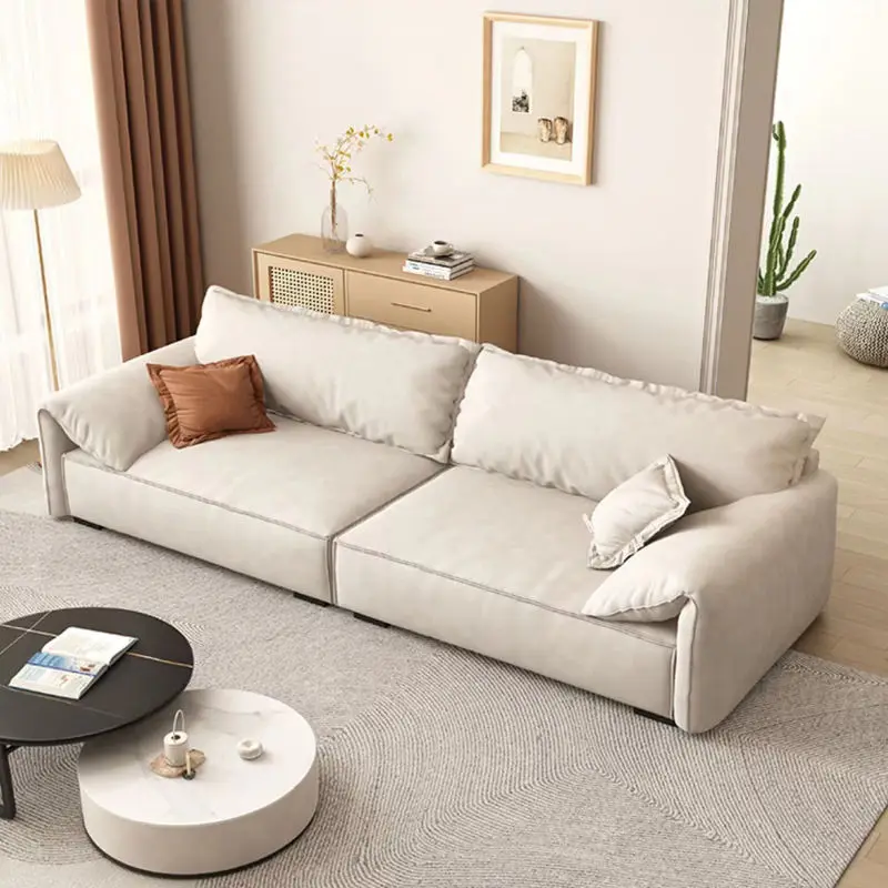 Modern Family Room Velvet Fabric Chair Sectional Chesterfield Sofa Couch Living Room Sofa Set Furniture — image 3