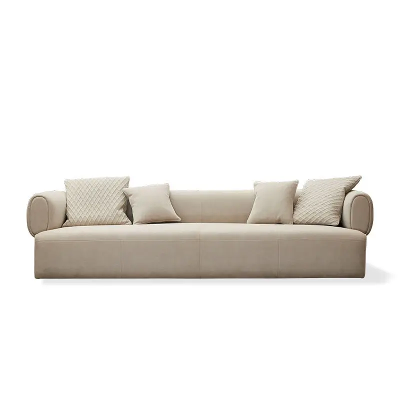 Fashion New Design Luxury Sectional Sofa Set Designs with Competitive Price Modern 3+2+1 Modular Leather Sofa Set Furniture — image 6