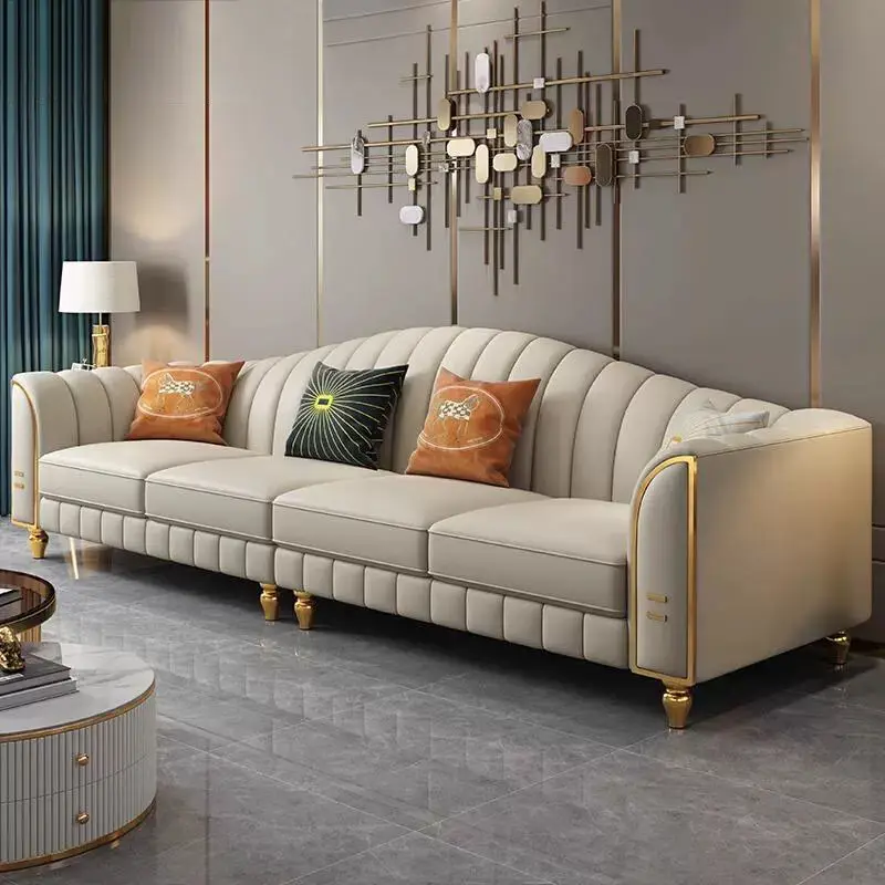 Leather Luxury Modern Chesterfield Sofa Set 2/Single/Double/Triple Seater Options Durable Sponge-Filled Hotel/GYM/Living Room — image 7