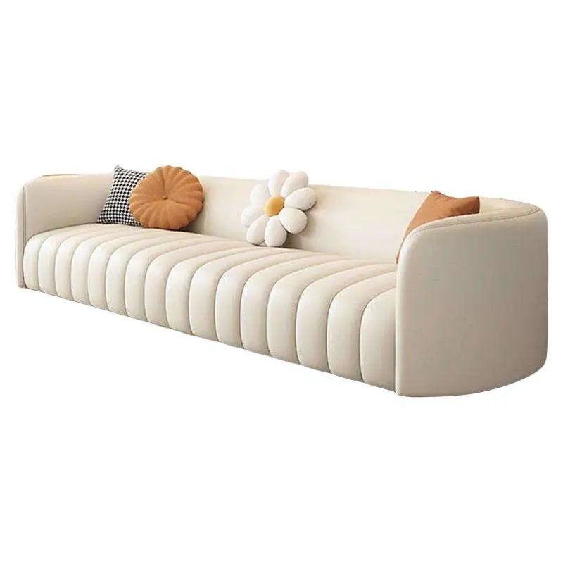 High Quality Durable Modern Synthetic Leather Chesterfield Sofa Set Apartment Living Room Hotel Sponge Customizable Luxury — image 7