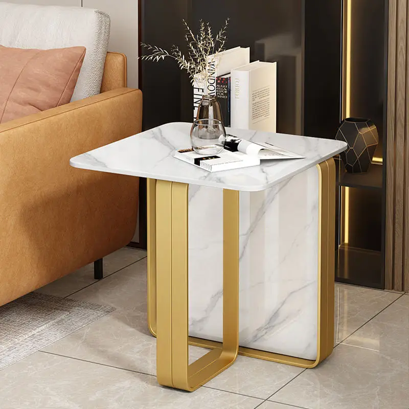 Fashion Modern Creative Luxury Stainless Steel Convertible Side Table with Customized Color for Living Room Home Furniture — image 2