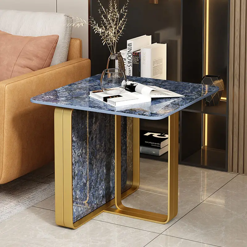 Fashion Modern Creative Luxury Stainless Steel Convertible Side Table with Customized Color for Living Room Home Furniture — image 3