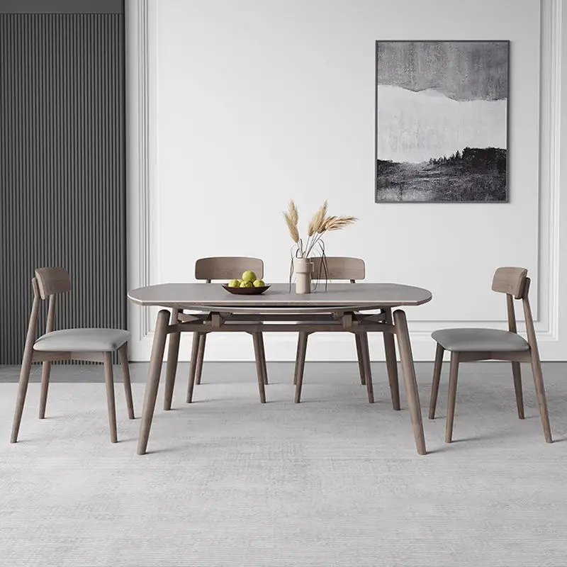 Creative Folding Dining Table Multipurpose Dining Tables Set With Chair Space Saving Table — image 2