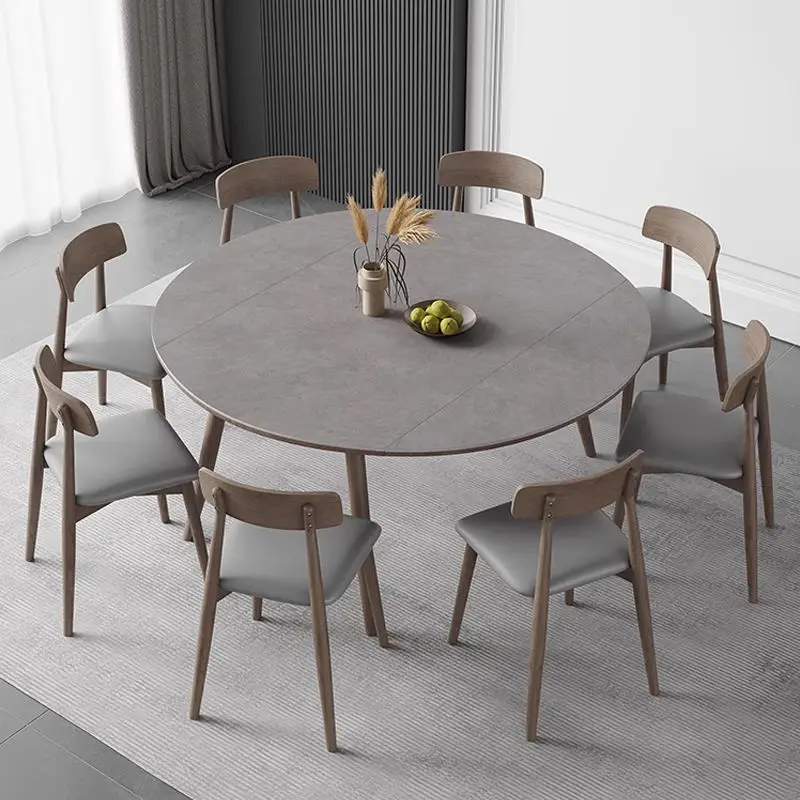 Creative Folding Dining Table Multipurpose Dining Tables Set With Chair Space Saving Table — image 3