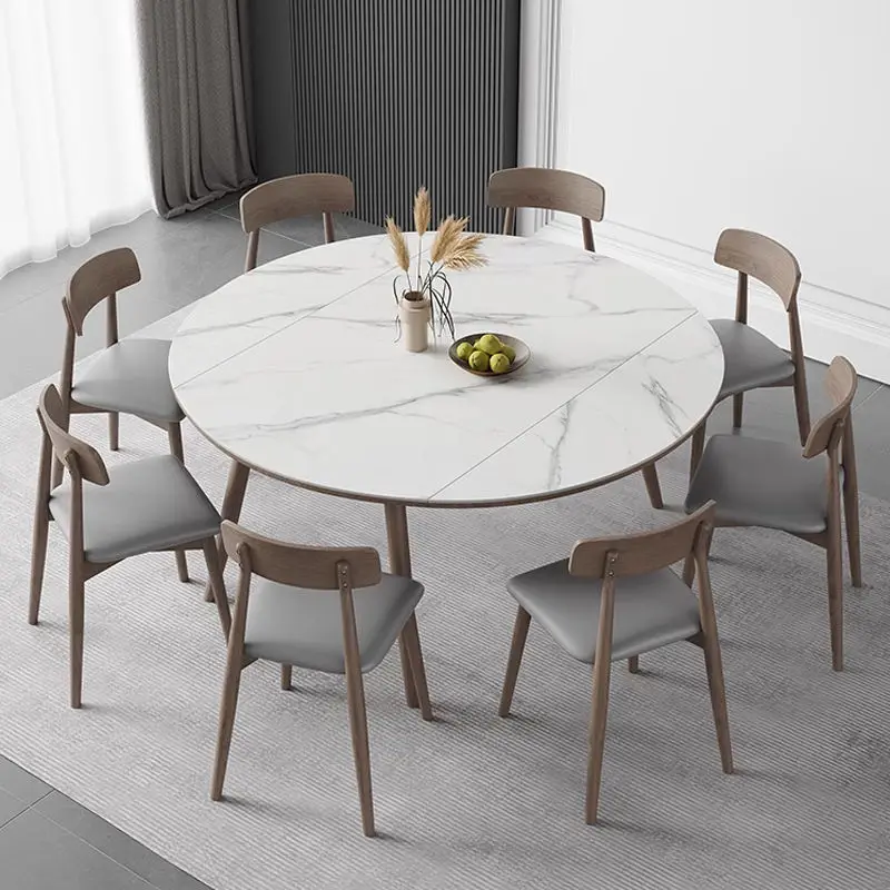 Creative Folding Dining Table Multipurpose Dining Tables Set With Chair Space Saving Table — image 4