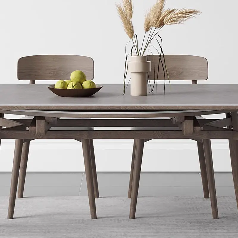 Creative Folding Dining Table Multipurpose Dining Tables Set With Chair Space Saving Table — image 6
