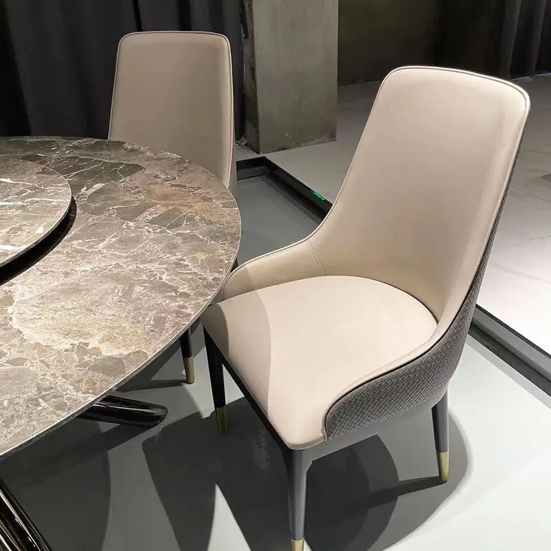 Home Furniture Modern Convertible Luxury Round Marble Dining Table Set with Chairs for Hotel & Apartment Use — image 4