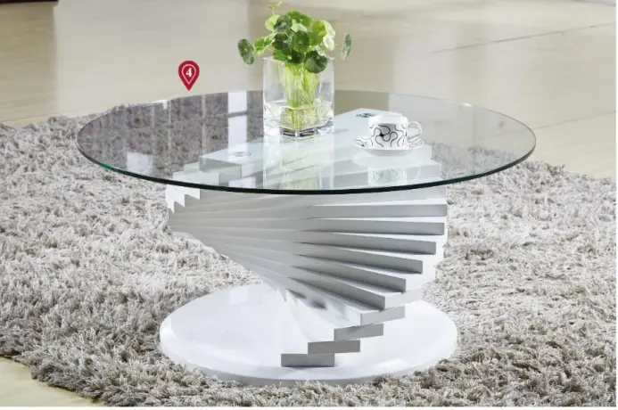 Modern Stainless Steel Base Marble Top Dining Table Chair Set — image 4