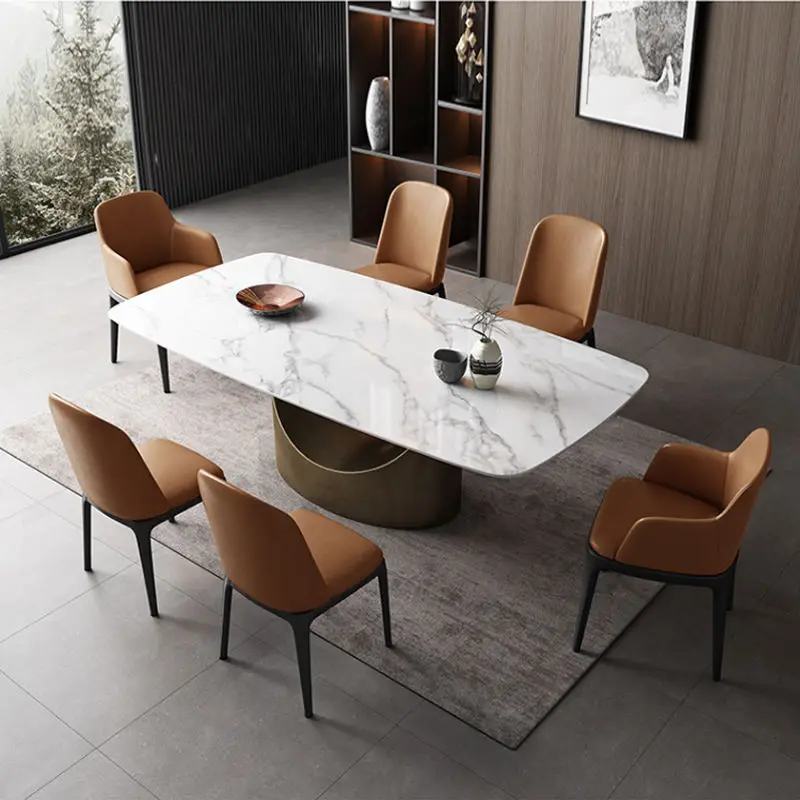 OEM Customize Morden Simple 2m Luxury Big Size 10 or 12 Seater Dining Table — image 3