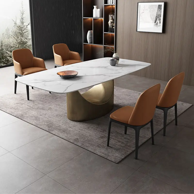 OEM Customize Morden Simple 2m Luxury Big Size 10 or 12 Seater Dining Table — image 4
